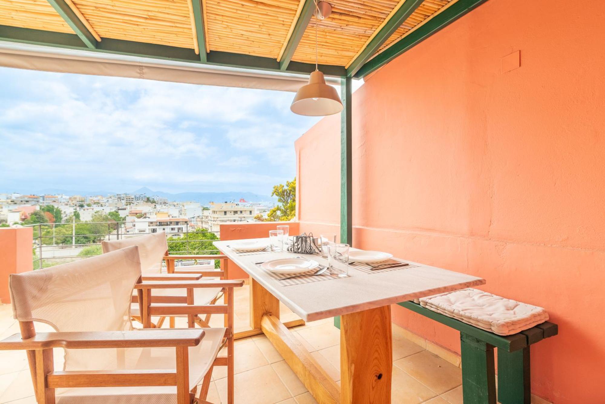 City Loft Near The Airport With Seaview Iráclio Exterior foto