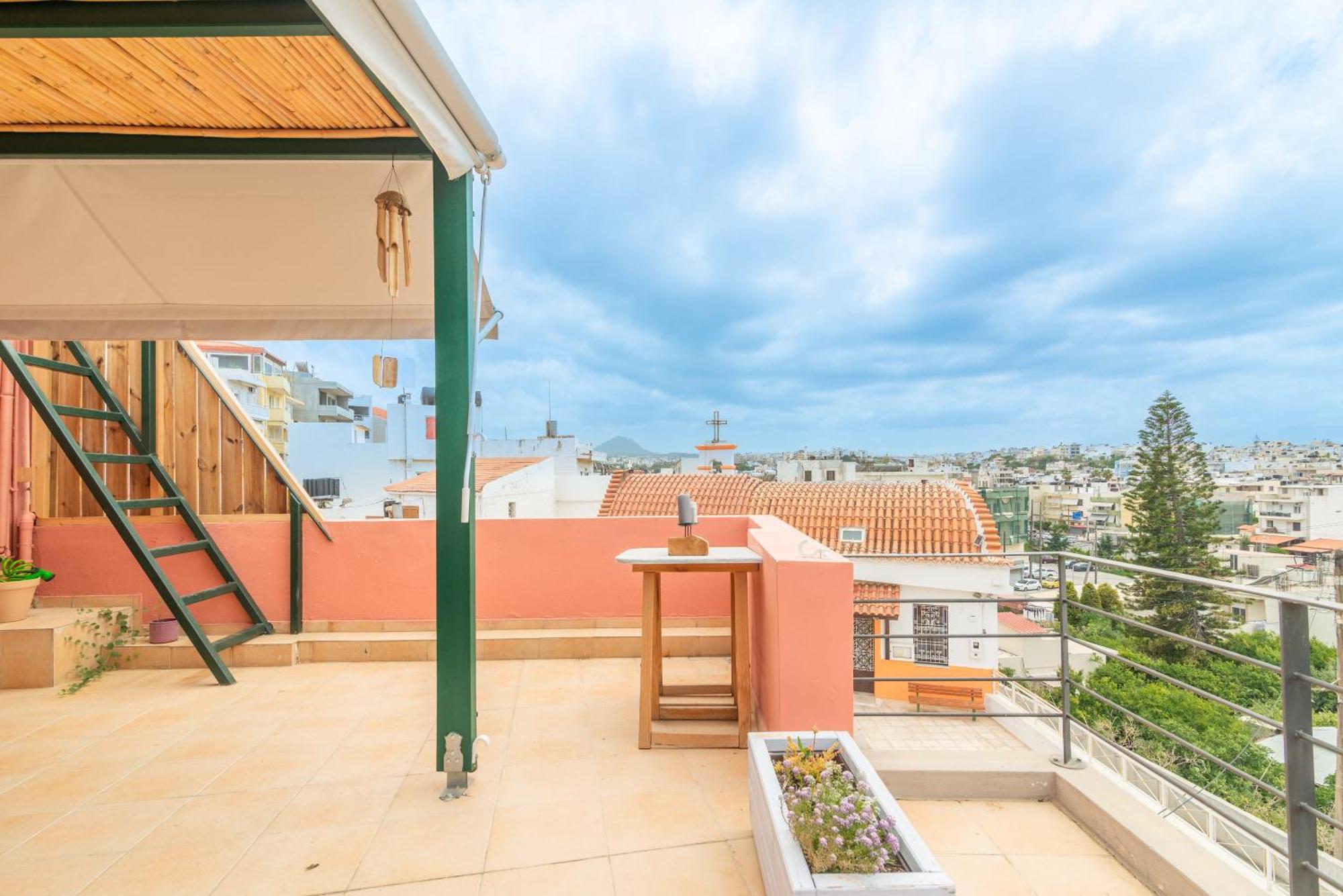 City Loft Near The Airport With Seaview Iráclio Exterior foto